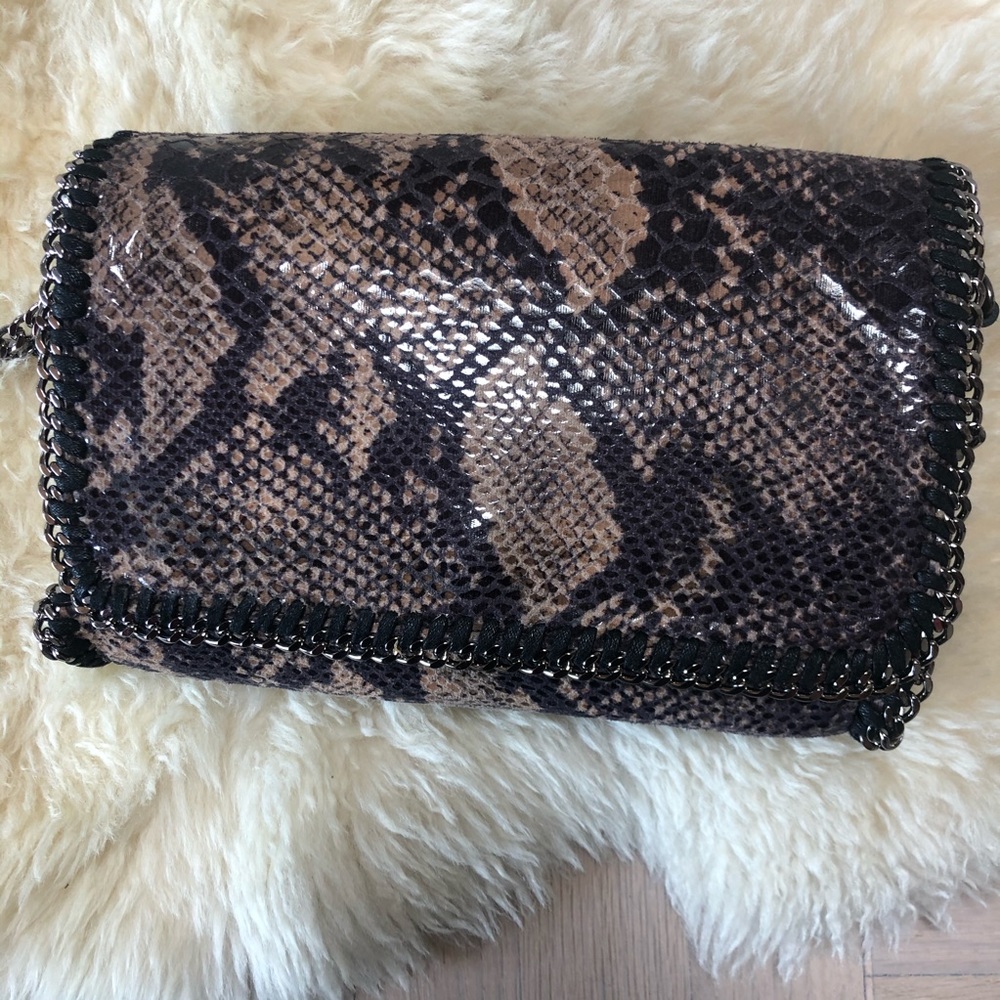 Stella McCartney Falabella Python crossbody